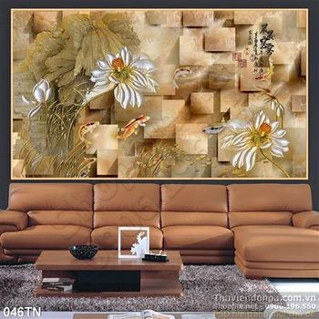 Tranh giả ngọc hoa trang trí