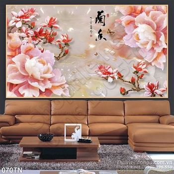 Tranh giả ngọc hoa trang trí