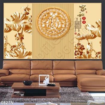 Tranh giả ngọc hoa sen