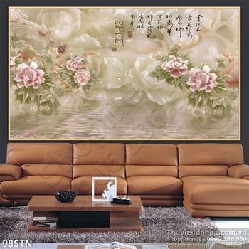 Tranh giả ngọc mẫu đơn cổ điển