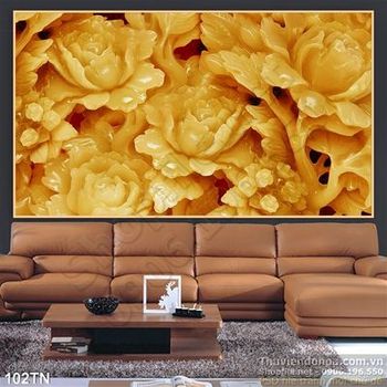 Tranh giả ngọc hoa hồng