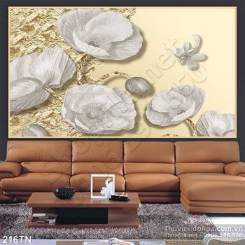 Tranh giả ngọc hoa trang trí