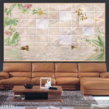 Tranh giả ngọc hoa sen trang trí