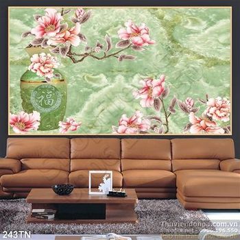 Tranh giả ngọc hoa treo tường