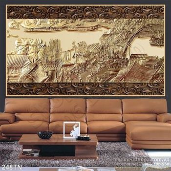 Tranh giả ngọc phong cảnh treo tường