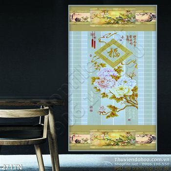 Tranh giả ngọc hoa trang trí