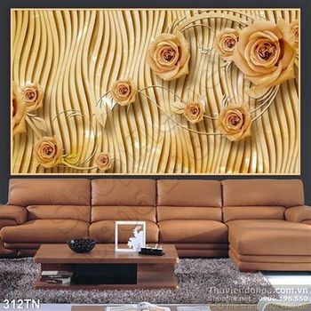 Tranh giả ngọc hoa hồng trang trí