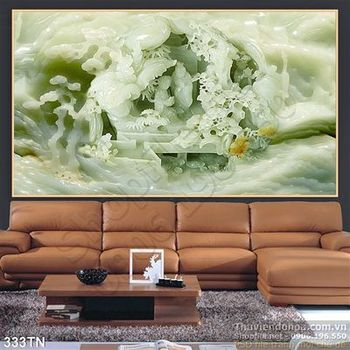 Tranh giả ngọc phong thủy nội thất