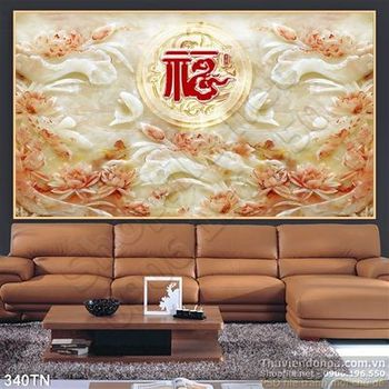 Tranh giả ngọc cá phong thủy