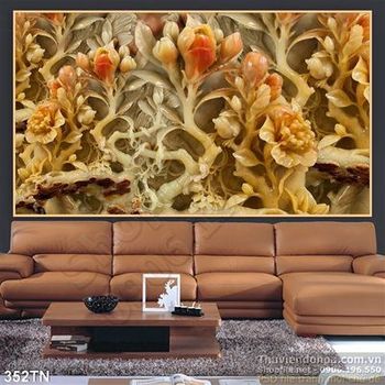 Tranh giả ngọc đá phong thủy