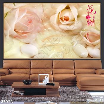 Tranh giả ngọc hoa hồng