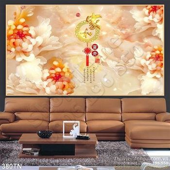 Tranh giả ngọc hoa cúc