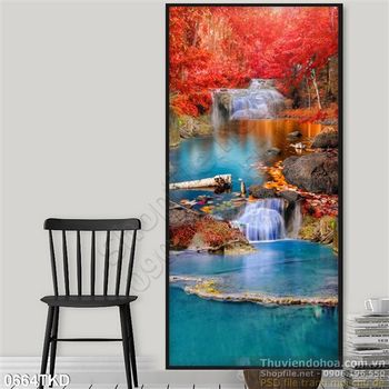 Tranh thác nước trong rừng