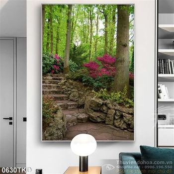 Tranh bậc thang trong công viên