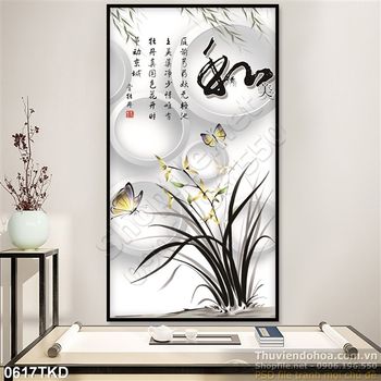 Tranh thư pháp nghệ thuật phong thủy