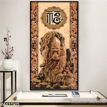 Tranh điêu khắc gỗ ông Thọ