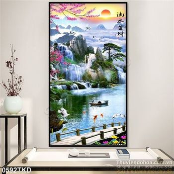 Tranh phong cảnh hữu tình mùa xuân