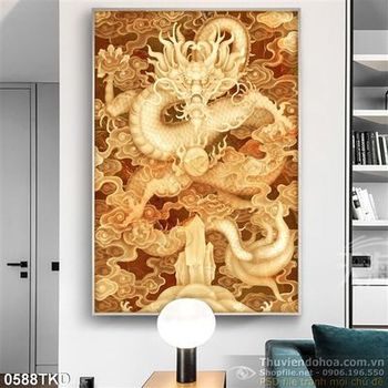 Tranh phù điêu rồng giả ngọc