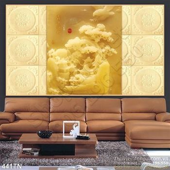 Tranh giả ngọc cây phong thủy