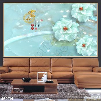 Tranh giả ngọc hoa thư pháp