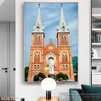 Tranh nhiếp ảnh nhà thờ Đức Bà Sài Gòn