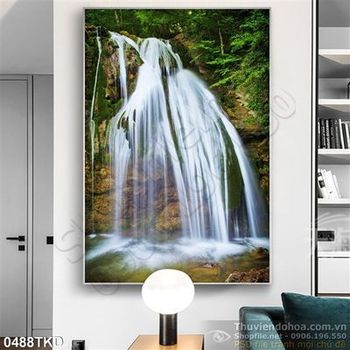 Tranh thác nước trong rừng