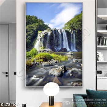 Tranh thác nước nghệ thuật treo tường