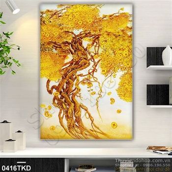 Tranh giả ngọc cây tiền vàng