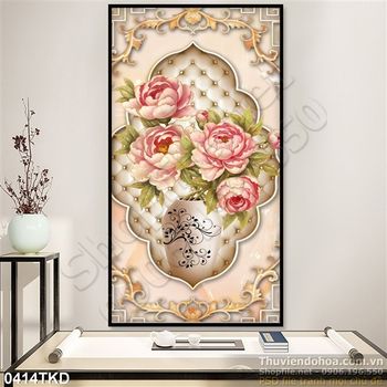 Tranh dán tường hoa cổ điển