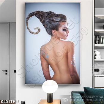 Tranh khỏa thân treo tường phòng ngủ