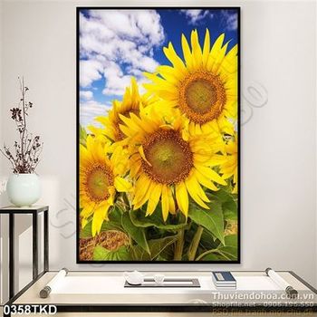 Tranh hoa hướng dương
