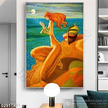 Tranh sơn dầu khỏa thân nghê thuật