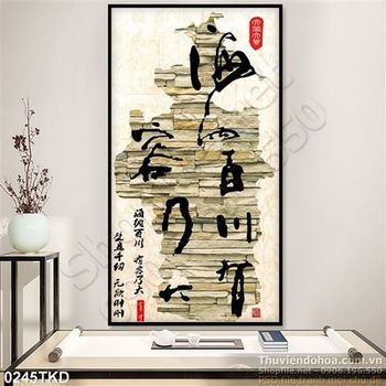 Tranh thư pháp nghệ thuật