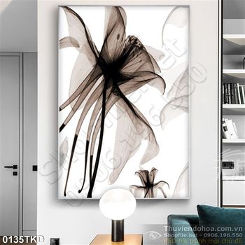 Tranh hoa dán tường đẹp