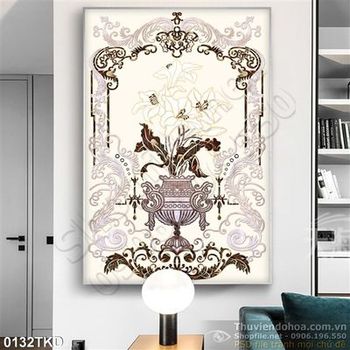 Tranh hoa phù điêu