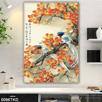 Tranh chim én mùa xuân