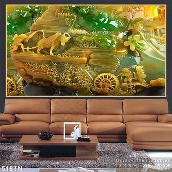 Tranh giả ngọc phong thủy