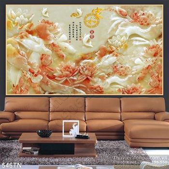 Tranh giả ngọc phong thủy treo tường