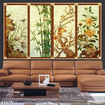 Tranh giả ngọc bình phong