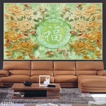 Tranh giả ngọc phong thủy