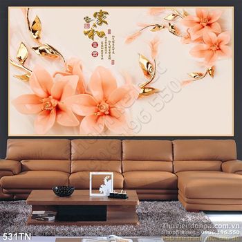 Tranh giả ngọc hoa thư pháp