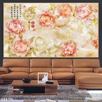 Tranh giả ngọc hoa thư pháp