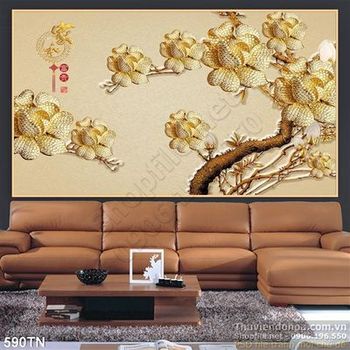 Tranh giả ngọc hoa trang trí