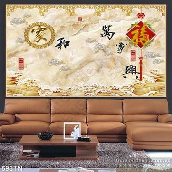 Tranh giả ngọc phong cảnh treo tường