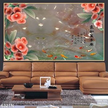 Tranh giả ngọc hoa thư pháp