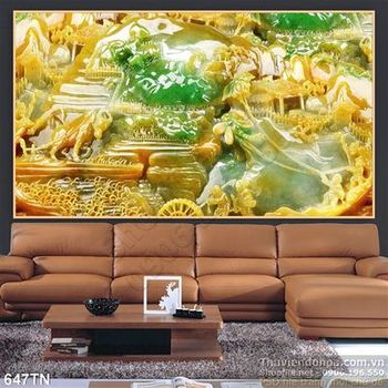 Tranh giả ngọc phong thủy