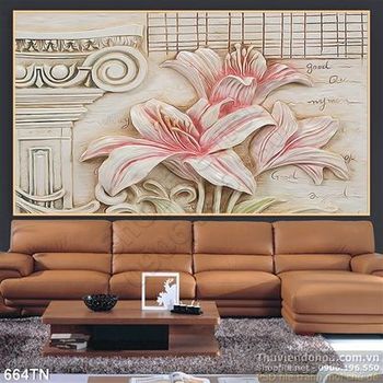 Tranh giả ngọc hoa ly