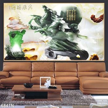 Tranh giả ngọc ngựa thư pháp