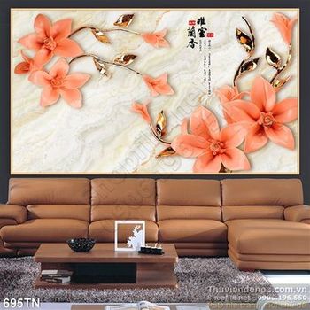 Tranh giả ngọc hoa thư pháp