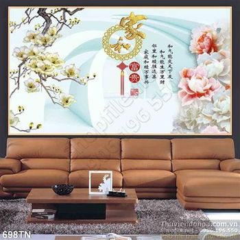 Tranh giả ngọc hoa mẫu đơn